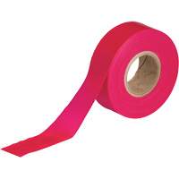 Ruban pour signalisation, 1,188" la x 150' lo, Rouge fluorescent Helyx Safety & Industrial Supplies