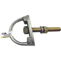 Miller&reg; Anchorage Connector with Hardware, D-Ring, Permanent Use Helyx Safety & Industrial Supplies