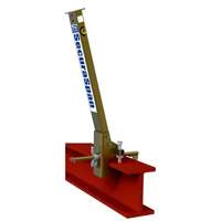 SecuraSpan I-Beam HLL Stanchion with Base Helyx Safety & Industrial Supplies