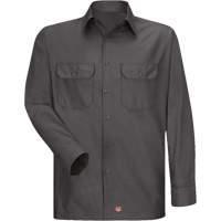 Chemise &agrave; manches longues en tissu ind&eacute;chirable, Hommes, 3T-Grand, Charbon Helyx Safety & Industrial Supplies