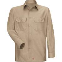 Chemise &agrave; manches longues en tissu ind&eacute;chirable, Hommes, 3T-Grand, Khaki Helyx Safety & Industrial Supplies
