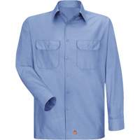 Chemise &agrave; manches longues en tissu ind&eacute;chirable, Hommes, 3T-Grand, Bleu Helyx Safety & Industrial Supplies