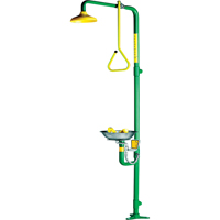 Combinaison de douche & douche oculaire a&eacute;r&eacute;e Safe-T-Zone Helyx Safety & Industrial Supplies