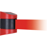 Unit&eacute;s murales Tensabarrier, Plastique, Fixation par vis, 15', Ruban Rouge Helyx Safety & Industrial Supplies