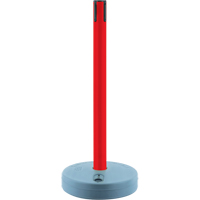 Tensabarrier ext&eacute;rieur - poteaux r&eacute;cepteurs, Hauteur de 37", Rouge Helyx Safety & Industrial Supplies