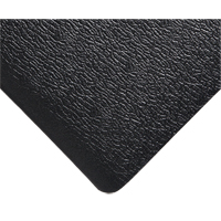 Deluxe Soft Step No. 444 Mats, Pebbled, 3' x 5' x 5/8", Black, PVC Sponge Helyx Safety & Industrial Supplies