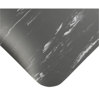 Tapis antimicrobiens Tile-Top Select no 494, Lisse, 3' x 10' x 7/8", Charbon, PVC Helyx Safety & Industrial Supplies