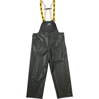 Journeyman Chemical Resistant Rain Bib Pants, 2X-Large, Green, Polyester/PVC Helyx Safety & Industrial Supplies