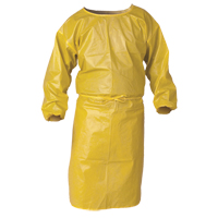 KleenGuard Chemical Spray Protective Smock, Polypropylene, Yellow, 34" W x 52" L Helyx Safety & Industrial Supplies