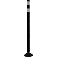 Impact Resistant Delineator, 36" H, Black Helyx Safety & Industrial Supplies