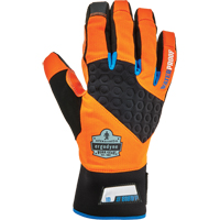 ProFlex&reg; 818WP Performance High-Visibility Thermal Waterproof Utility Gloves, Polyurethane Palm, Size Small Helyx Safety & Industrial Supplies
