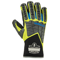ProFlex&reg; Performance Dorsal Impact-Reducing Gloves + Thermal WP, Small, Suede Palm, Safety Cuff Helyx Safety & Industrial Supplies
