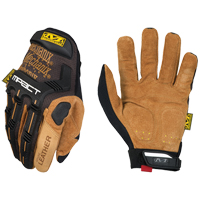 Gants M-Pact, Petit, Paume en Cuir fleur, Poignet Boucle et crochet Helyx Safety & Industrial Supplies