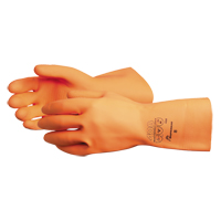 408 Heavyweight Gloves, Size Small/7, 13" L, Latex, Flock-Lined Inner Lining, 30-mil Helyx Safety & Industrial Supplies