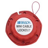 Mini Cable Lockout, 8' Length Helyx Safety & Industrial Supplies