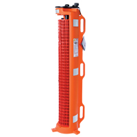 Barri&egrave;re avec roues , 50' lo, Plastique, Orange Helyx Safety & Industrial Supplies