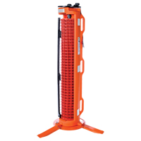 Barri&egrave;re avec 3 pieds, 50' lo, Plastique, Orange Helyx Safety & Industrial Supplies