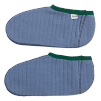 Rubber Boot Socks, Men's, X-Large, Blue/Green, Cotton/Fleece Helyx Safety & Industrial Supplies