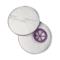 Diskit Respirator Filter, Particulate Filter with Nuisance Vapour Relief, Organic Vapour/P100 Filter Helyx Safety & Industrial Supplies