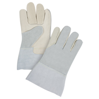 Gants de travail de premi&egrave;re qualit&eacute; &agrave; dos refendu, Moyen, Paume en Cuir fleur de vache Helyx Safety & Industrial Supplies