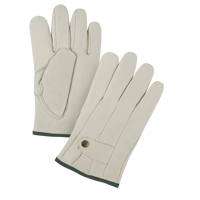 Gants de cordeur doubl&eacute;s pour l'hiver de premi&egrave;re qualit&eacute;, Moyen, Paume Cuir fleur de vache, Doubleure Molleton Helyx Safety & Industrial Supplies