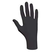 6112PF Biodegradable Gloves, X-Small, Nitrile, 4-mil, Powder-Free, Black Helyx Safety & Industrial Supplies
