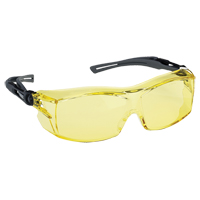 Lunettes de s&eacute;curit&eacute; s&eacute;rie Extra OTG Dynamic, Lentille Ambr&eacute;e, Antibu&eacute;e/Anti-&eacute;gratignures, ANSI Z87+/R&eacute;pond ou surpasse la norme CSA Z94.3 Helyx Safety & Industrial Supplies