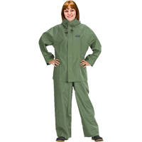 Hurricane Flame Retardant/Oil Resistant Rain Suits - Rainsuits, 4X-Large, Green Helyx Safety & Industrial Supplies