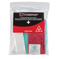 Dynamic Biohazard Spill Clean-Up First Aid Kit, Class 1 Medical Device, Resealable Plastic Bag Helyx Safety & Industrial Supplies
