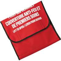 Couverture anti-feu avec sac de nylon Dynamic, Laine, 60" lo x 71" la Helyx Safety & Industrial Supplies