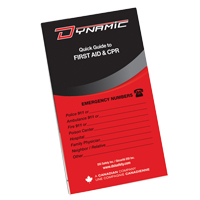 Dynamic First Aid Pocket Guide Helyx Safety & Industrial Supplies