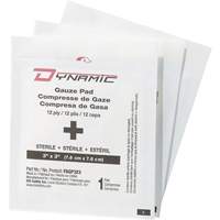 Dynamic Gauze, Pad, 3" L x 3" W, Sterile, Medical Device Class 1 Helyx Safety & Industrial Supplies