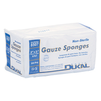 Dynamic Gauze Sponge, Pad, 3" L x 3" W, Medical Device Class 1 Helyx Safety & Industrial Supplies
