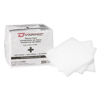 Dynamic Gauze Sponge, Pad, 4" L x 4" W, Medical Device Class 1 Helyx Safety & Industrial Supplies