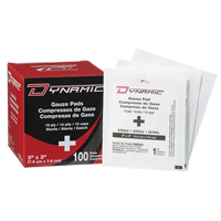 Dynamic Gauze, Pad, 3" L x 3" W, Sterile, Medical Device Class 1 Helyx Safety & Industrial Supplies