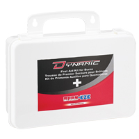Trousse de premiers soins multi-usages pour brûlures Dynamic, Boîte en plastique de 36 unit&eacute;s, Classe 2 Helyx Safety & Industrial Supplies