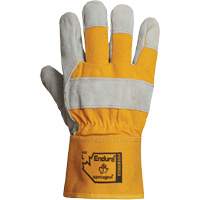 Gants d'ajusteur pour l'hiver Endura, Grand, Paume en Cuir refendu, Doublure en Boa Helyx Safety & Industrial Supplies