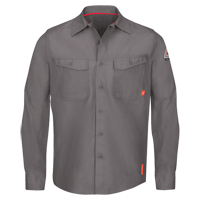 Chemises de travail IQ Endurance pour hommes, Petit, Gris Helyx Safety & Industrial Supplies