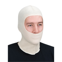 Passe-montagne pour vaporisation, Coton, Blanc Helyx Safety & Industrial Supplies