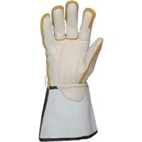 Gants pour monteur de ligne, Petit, Paume en Cuir fleur de vache Helyx Safety & Industrial Supplies