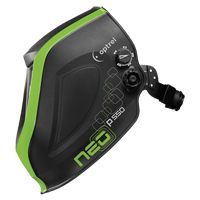 Masque de soudage P550, 3,94" lo x 1,97" la Champ de vision, Teinte 4/9 - 13, Noir/Vert Helyx Safety & Industrial Supplies