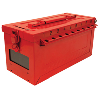 Petit boîtier verrouillable pour groupe, Rouge Helyx Safety & Industrial Supplies