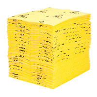 Premium Caution Pads, Universal, 15" x 18", 24.4 gal. Absorbancy Helyx Safety & Industrial Supplies