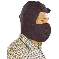 Doublure de casque de s&eacute;curit&eacute; avec masque amovible, Doublure en Coton/Kasha, Taille unique, Noir Helyx Safety & Industrial Supplies