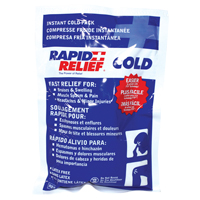Rapid Relief&reg; Instant Chill Pack, Cold, Single Use, 5" x 9" Helyx Safety & Industrial Supplies