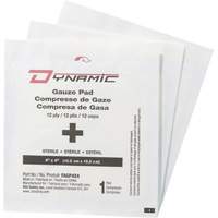 Dynamic Gauze, Pad, 4" L x 4" W, Sterile, Medical Device Class 1 Helyx Safety & Industrial Supplies