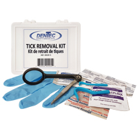 Ensemble de s&eacute;curit&eacute; contre les tiques, Dispositif m&eacute;dical Classe 1, Boîte en plastique Helyx Safety & Industrial Supplies