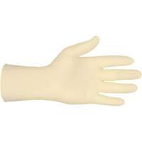 Gants de calibre industriel, Petit, Latex, 5 mils, Sans poudre, Blanc Helyx Safety & Industrial Supplies
