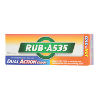 Soulagement chaleur Rub A535, Cr&egrave;me, Analg&eacute;sique Helyx Safety & Industrial Supplies