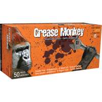 Grease Monkey&reg; Gloves, Medium, Latex, 15-mil, Powder-Free, Blue Helyx Safety & Industrial Supplies
